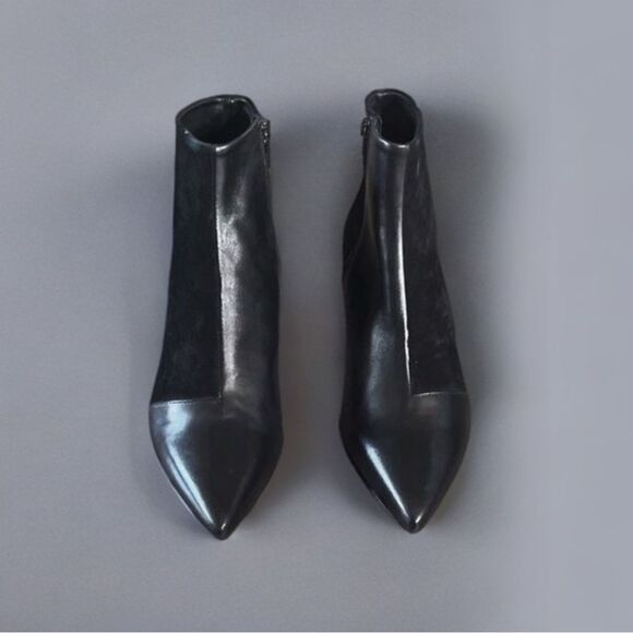 Rag & Bone Beha Stiletto Boot in Black Suede & Leather - Picture 6 of 16